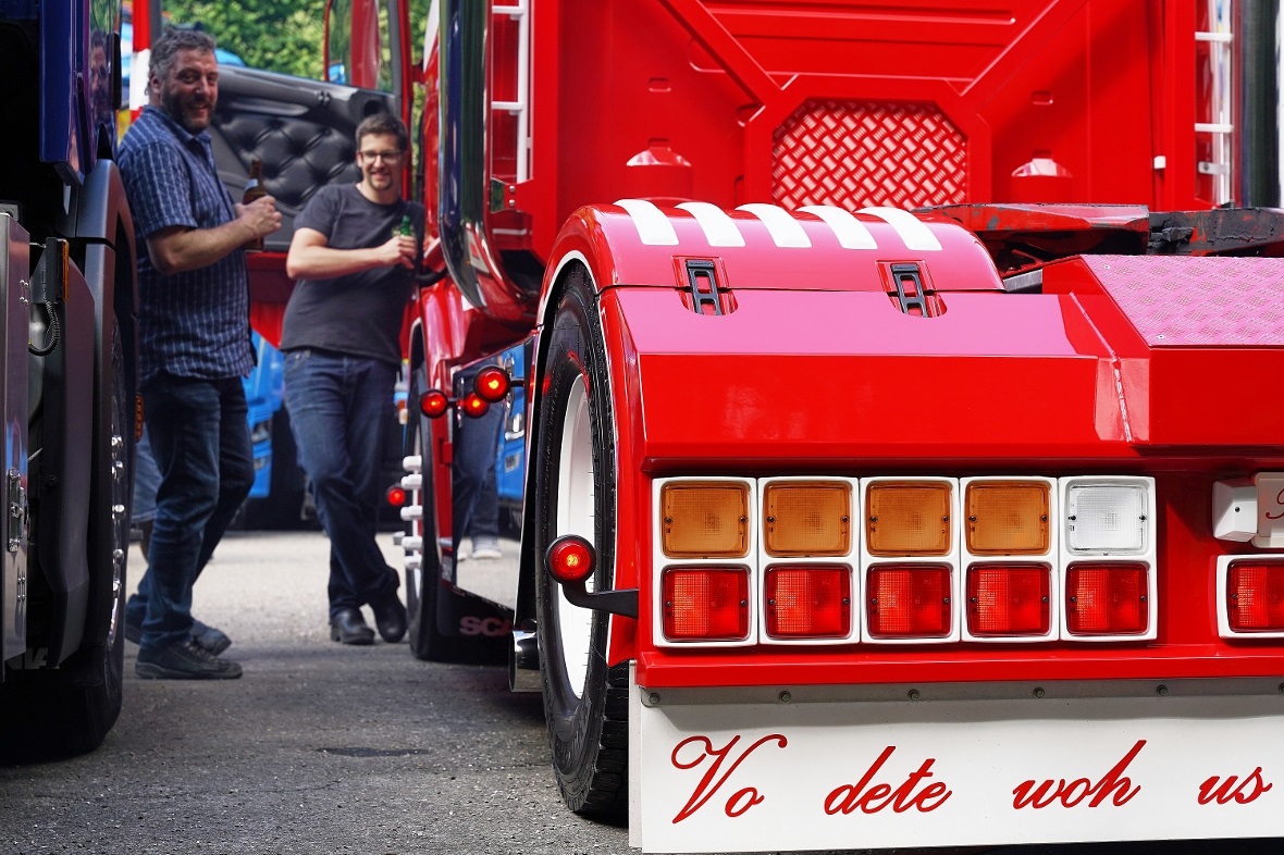 Auch nicht ganz gewöhnliche Trucks waren zu sehen.