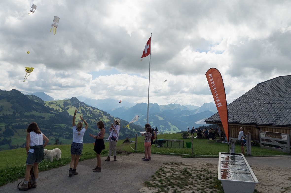 Auch zeitweise aufziehende dunkle Wolken trübten die Stimmung nicht.
