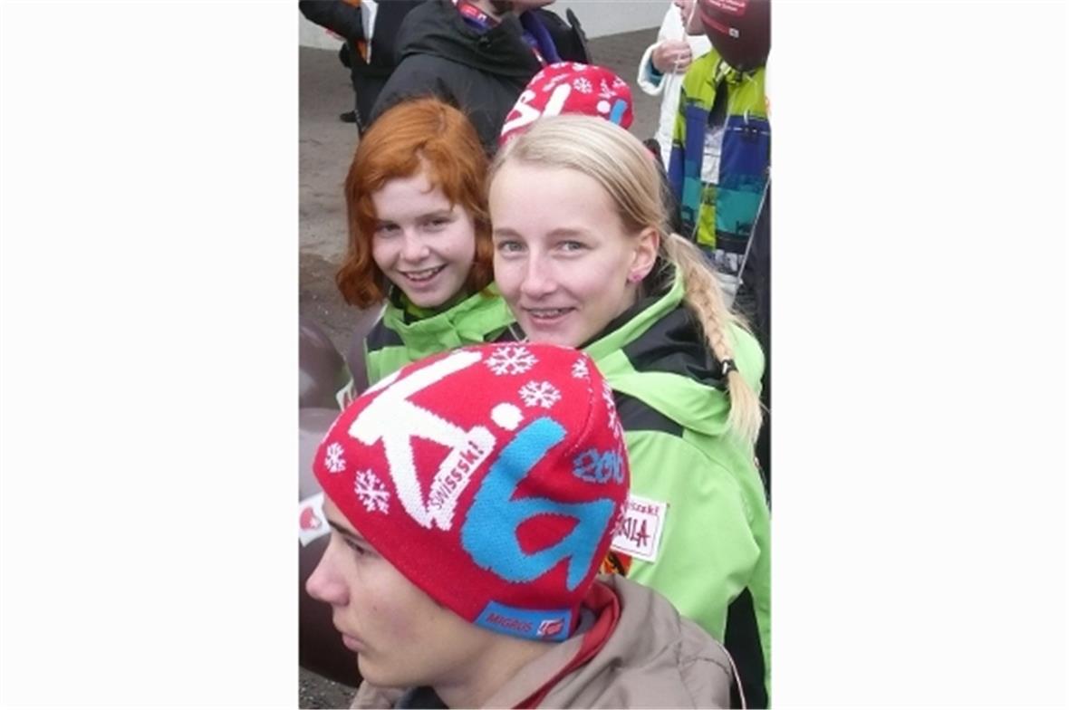 Auch zwei Teilnehmerinnen aus St. Stephan durften an der Lenk mitmachen.