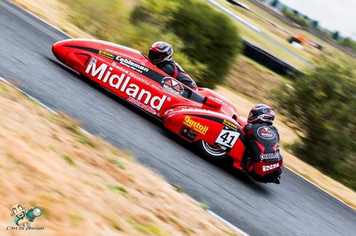 Auf Podestkurs: Das Midland Sidecar Racing Team Wyssen/Chabloz fuhr in Albi zweimal einen dritten Rang heraus.