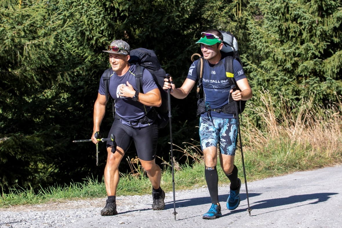 Auf dem Weg zum ersten Turnpoint Berghaus Laubbärgli.