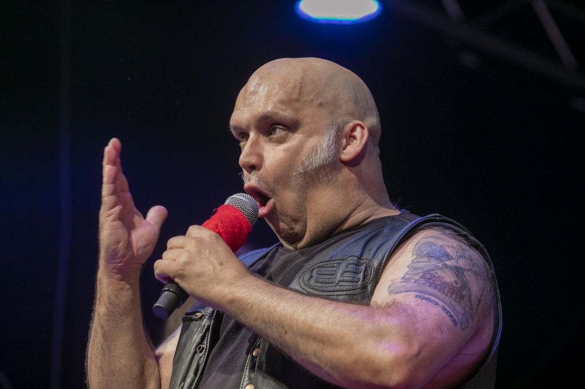 Auf der Bühne immer unter Strom: Blaze Bayley.