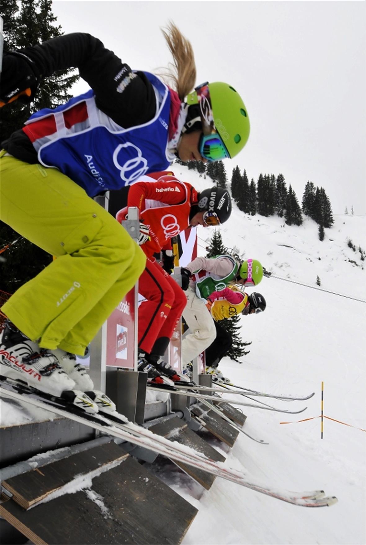 Auf der kurzen, technischen Strecke war ein guter Start vorentscheidend (Frauenfinal).