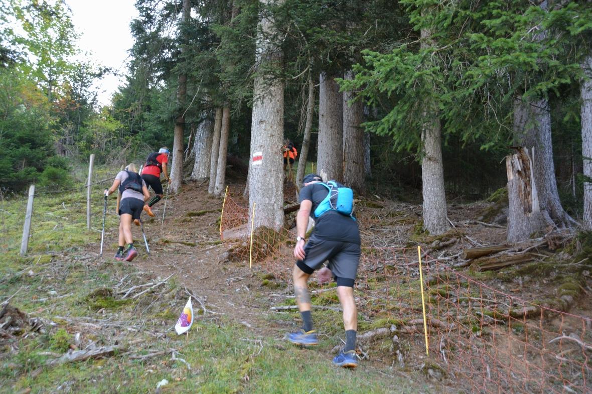 Aufstieg zur Iffigenalp  in der Schneeweid