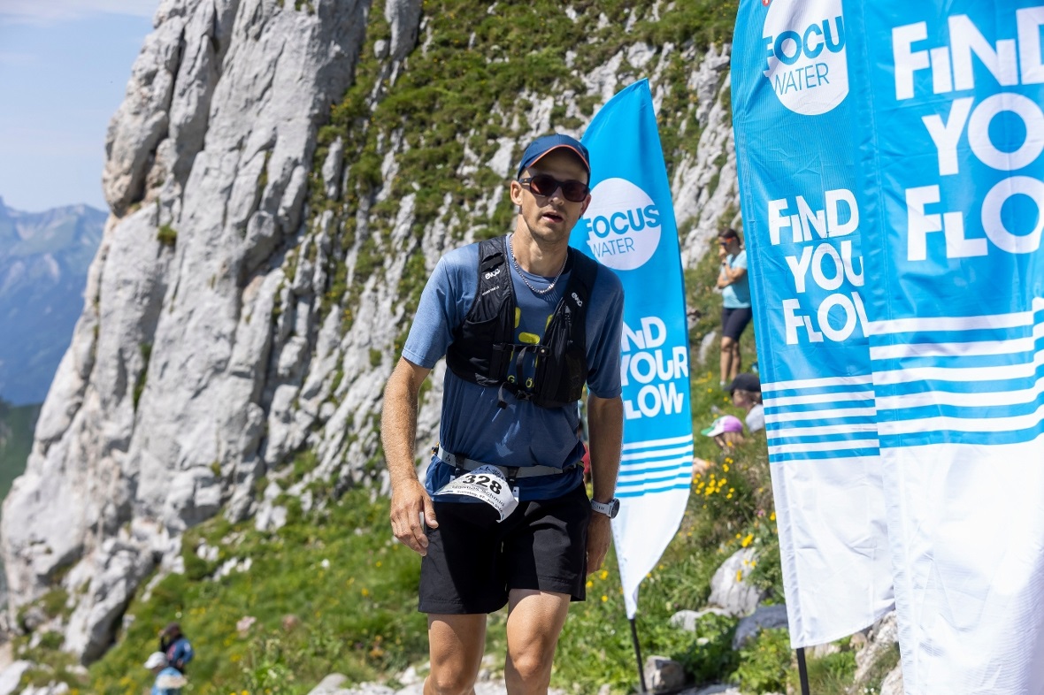 Aus Latterbach kam Thomas Schmid, der recht locker im Ziel eintraf.