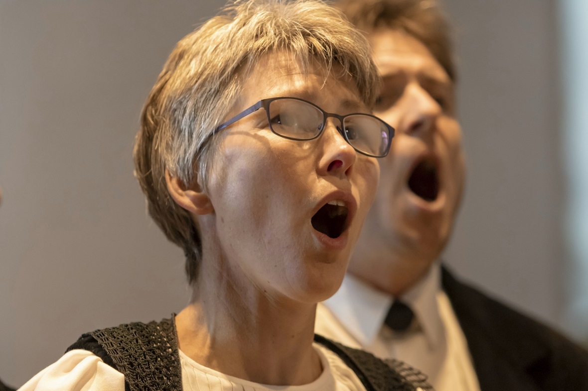 Aus voller Kehle gab es Bodenständiges und Urchiges zu hören.