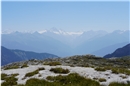 Ausblick ins Wallis von der Sanetschpasshöhe.