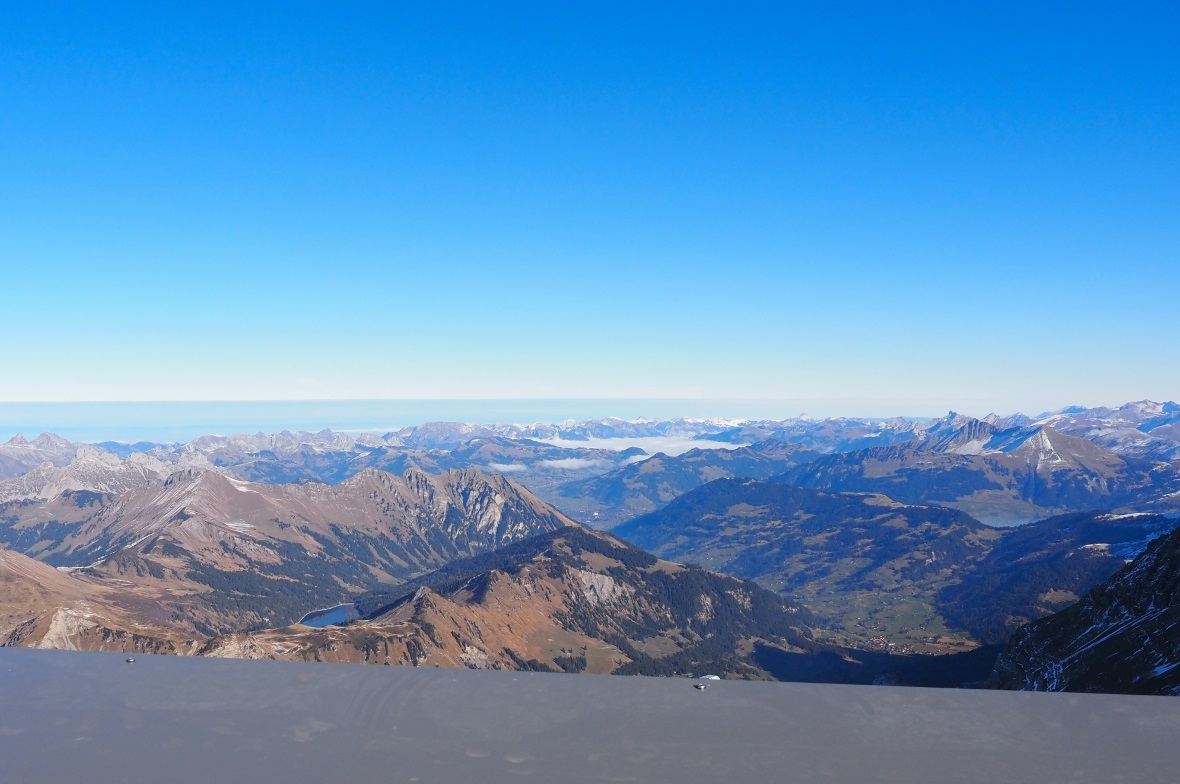 Ausblick von der Dachterrasse.