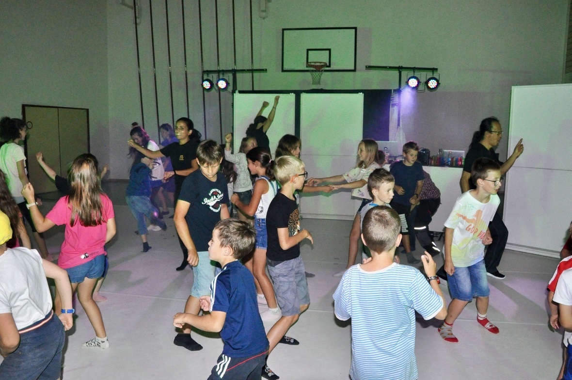 Ausgelassene Partystimmung.