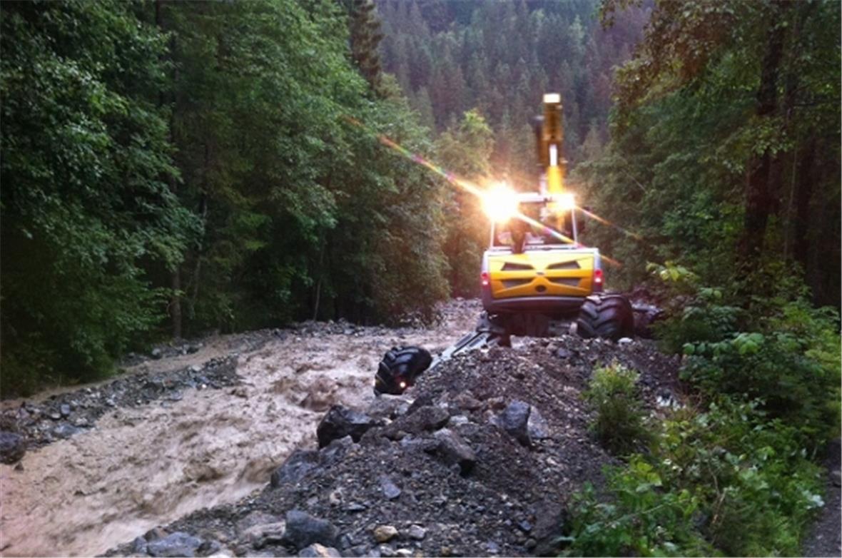 Ausräumen im Bummernbach