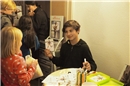 Autogrammstunde des Jungstars.