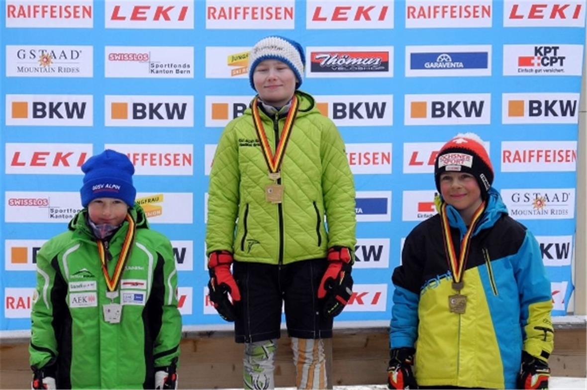 BOSV-Meister SL, v.l.: Dean Frossard, Janis Nägeli, Livio Hiltbrand.