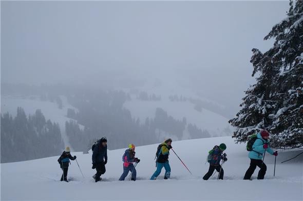 Bald ist der Aufstieg auf die Bäderegg geschafft.