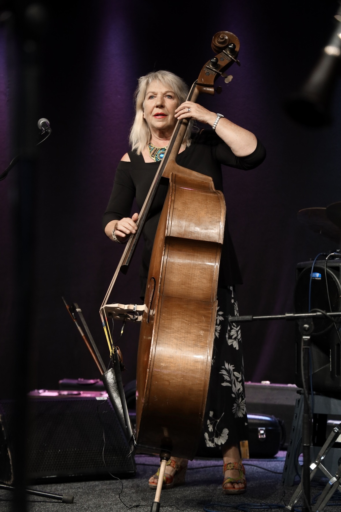 Barrelhouse Jazzband, Tricia Boutte am Kontrabass