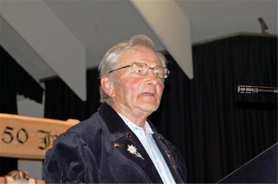 Bartlome Sumi erzählte Müsterchen aus fast acht Jahrzehnten Älplerleben.