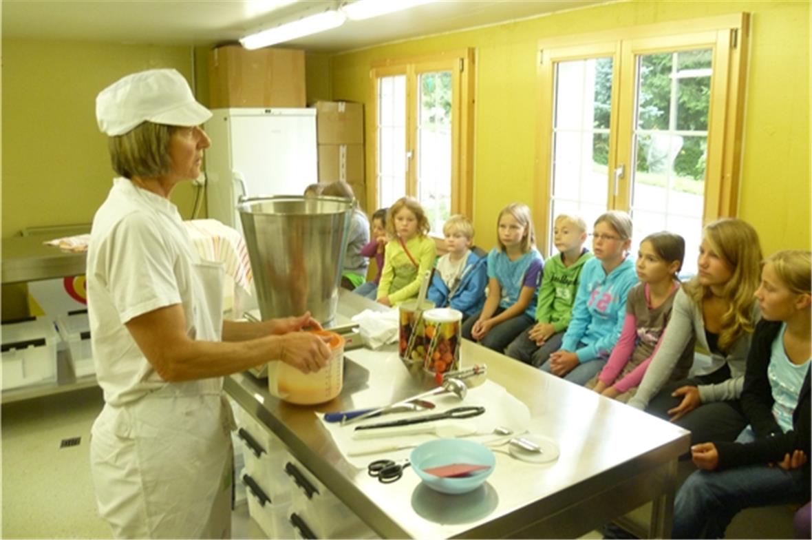 Bauernhof-Glace als süsse Versuchung.