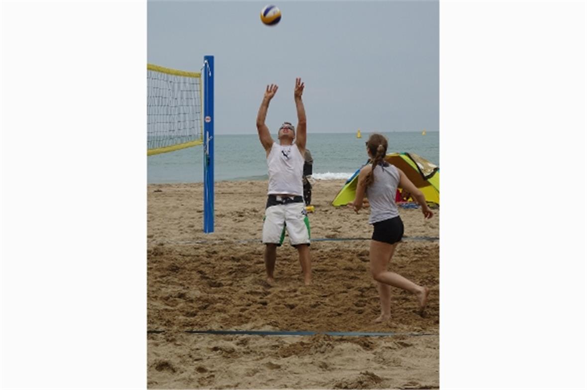 Beach-Volleyball.