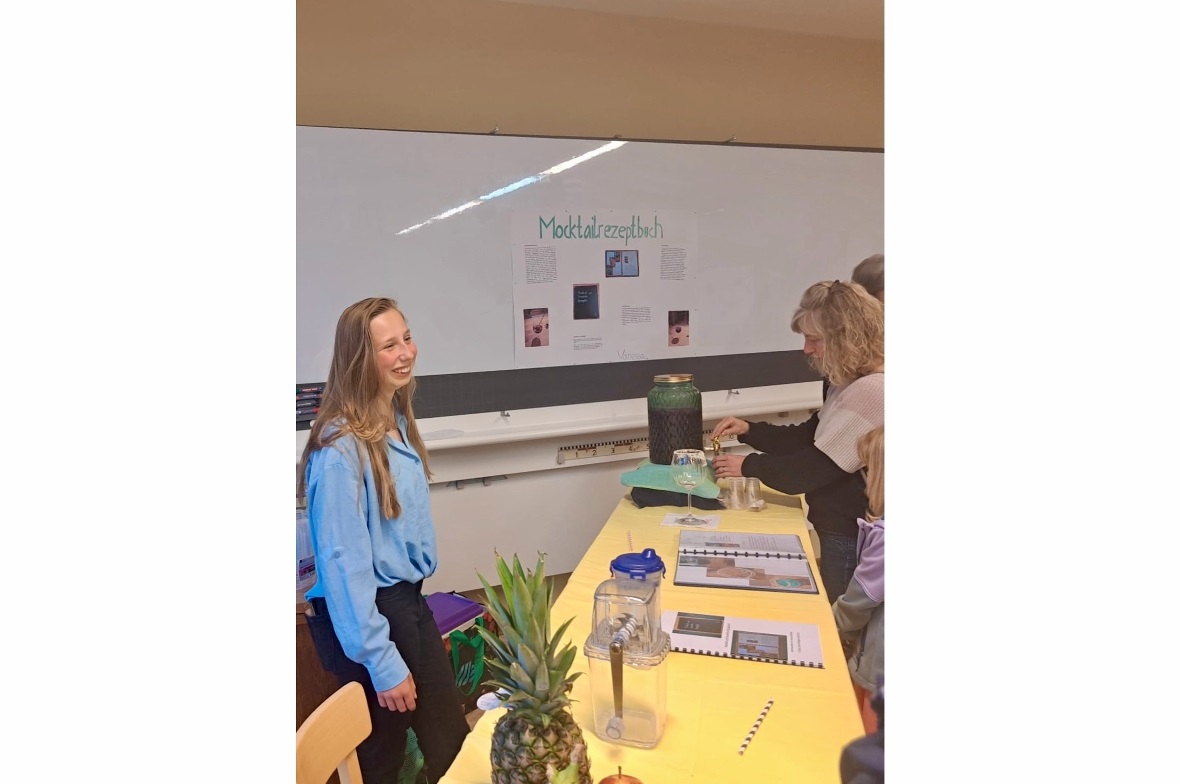 Bei Vanessa Melliger kann man selbstkreierte Mocktails verköstigen.