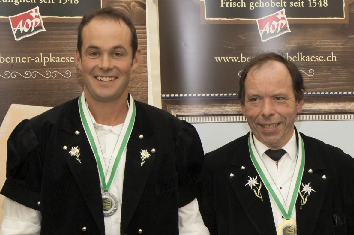 Bei den Mutschli ist der Naturpark Diemtigtal Spitze: Gold für Ueli Zaugg (Alp Kiley); Silber für Heinz Wittwer (Eggenalp ob Zweisimmen).