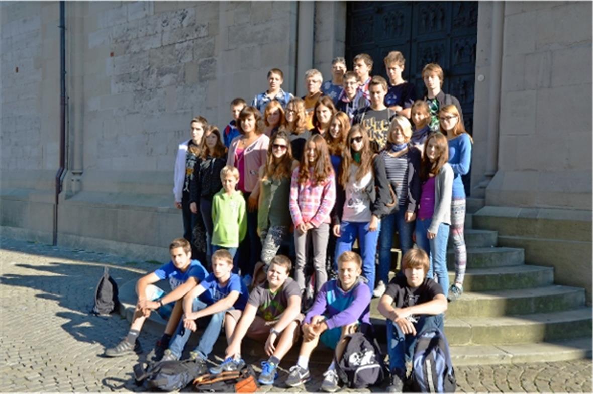 Bei den Wurzeln vor dem Grossmünster in Zürich.