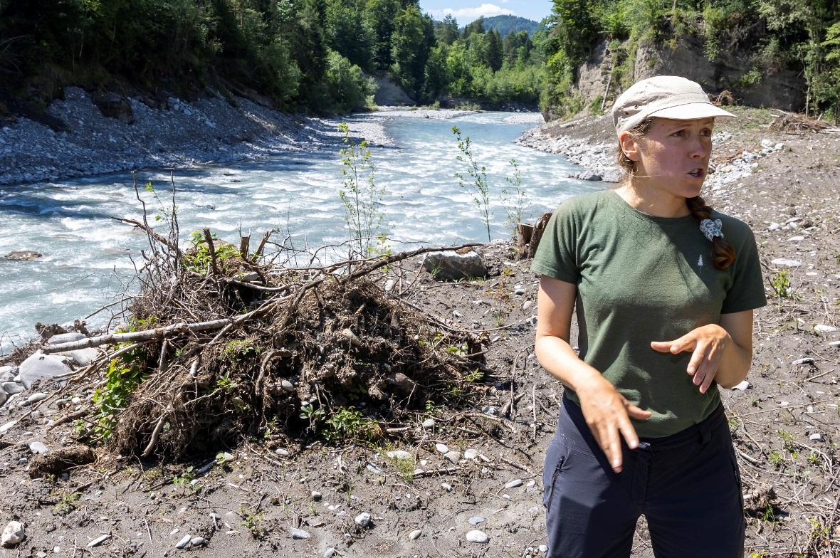 «Bei der Ufersicherung wurden diverse Massnahmen zur Aufwertung des Gewässerraum...