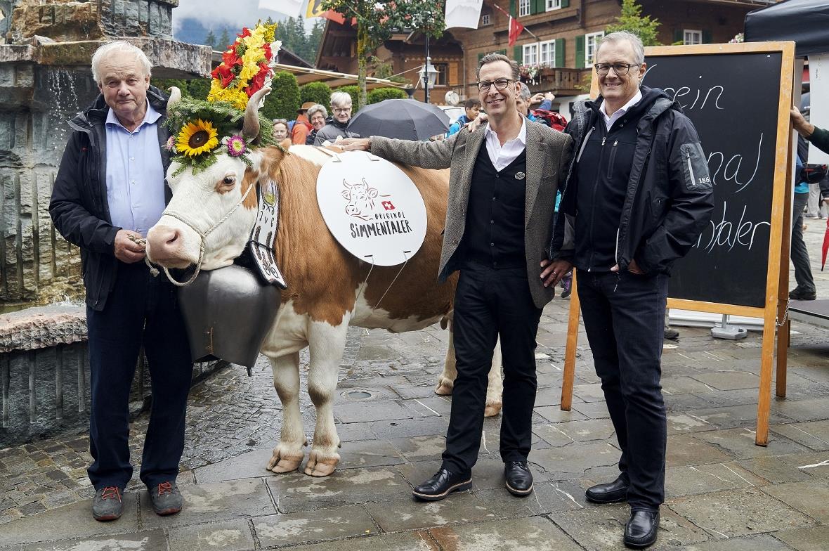 Bei der Vereinsgründung anlässlich der Gstaad Züglete (Alpabzug): Christian Wann...