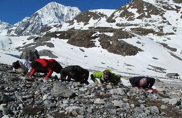Bei seriöser Rennvorbereitung hat man keine Augen für das Schöne..