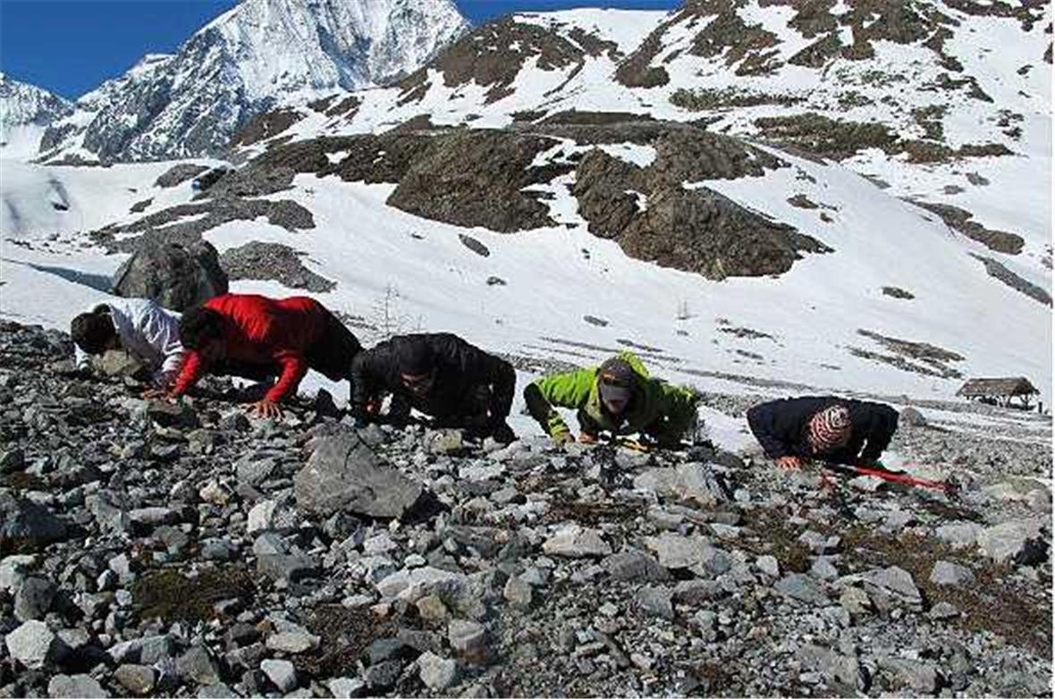 Bei seriöser Rennvorbereitung hat man keine Augen für das Schöne..