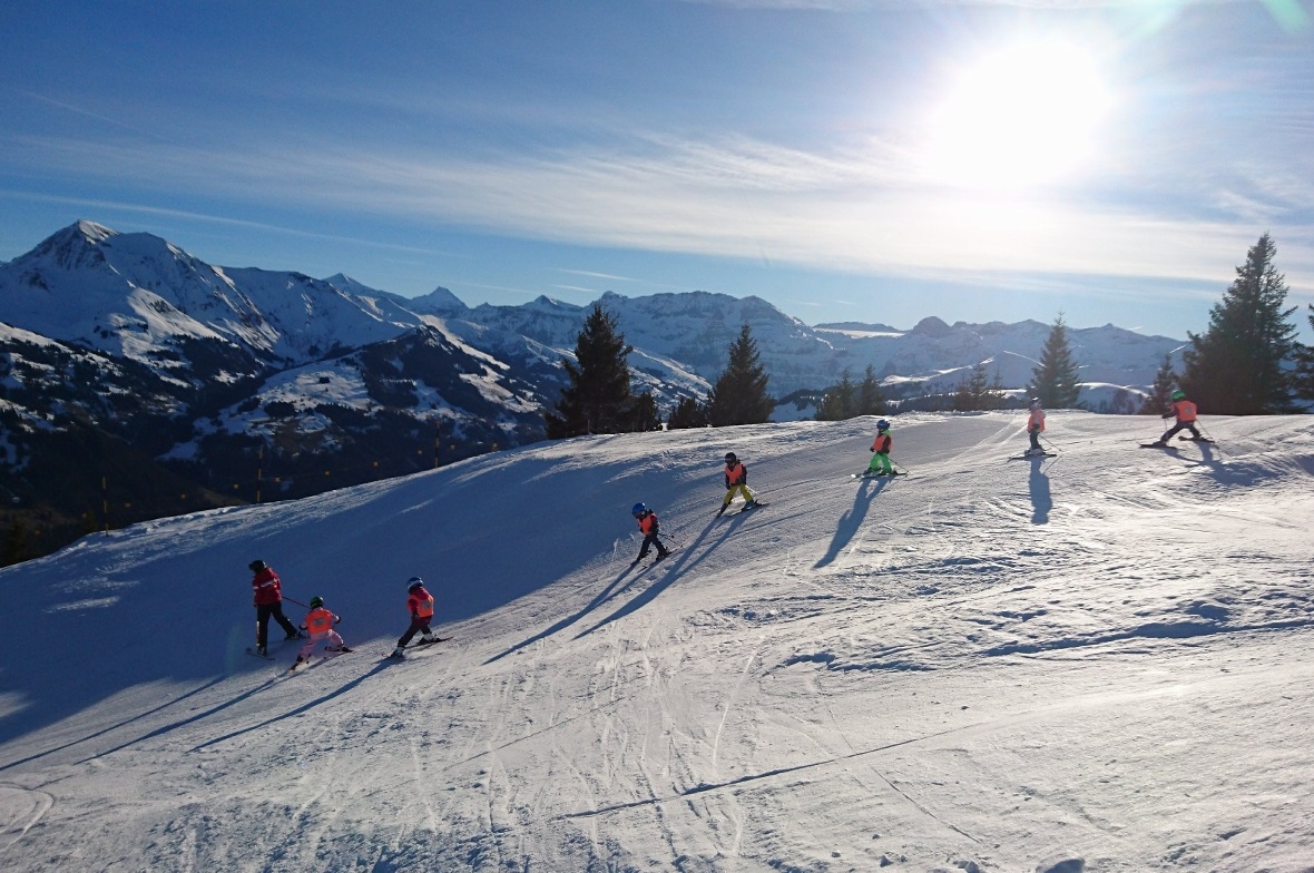 Bei wundervollem Sonnenschein feilten die Kinder an ihrer Technik.