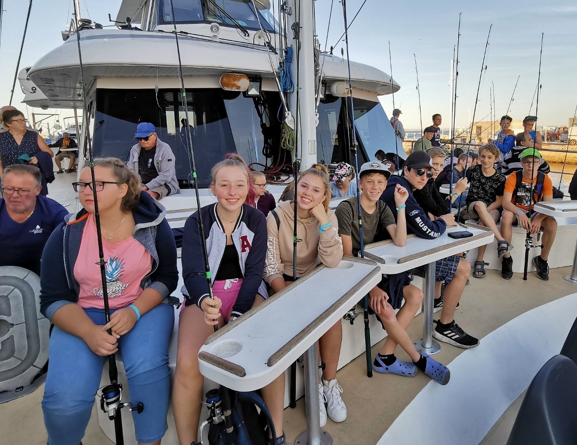 Bereit fürs Fischen.