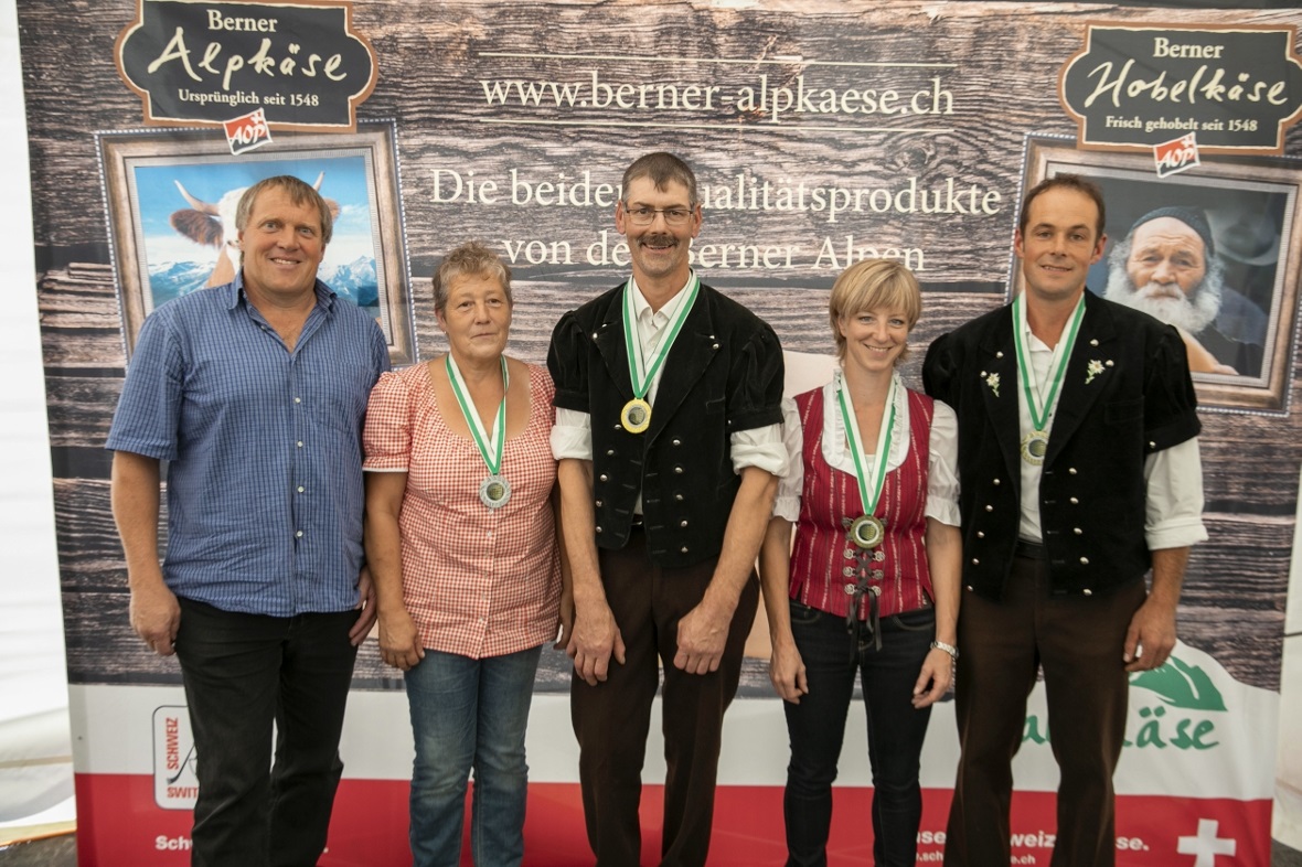 Berner Alpkäse AOP (Sommer 2018): Martin und Monika Stähli, Burgistein, Alp Schw...