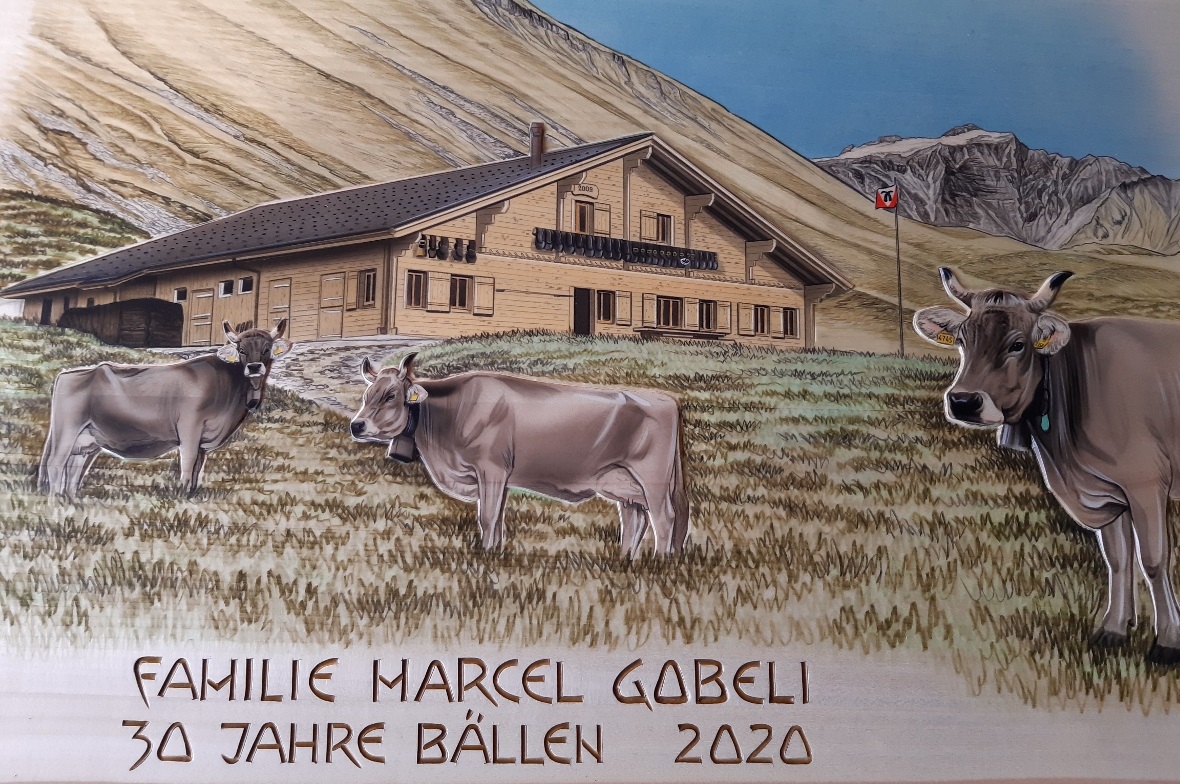 Berti und Marcel Gobeli aus Matten sömmern seit 25 und 30 Jahren auf der Alp Bäl...