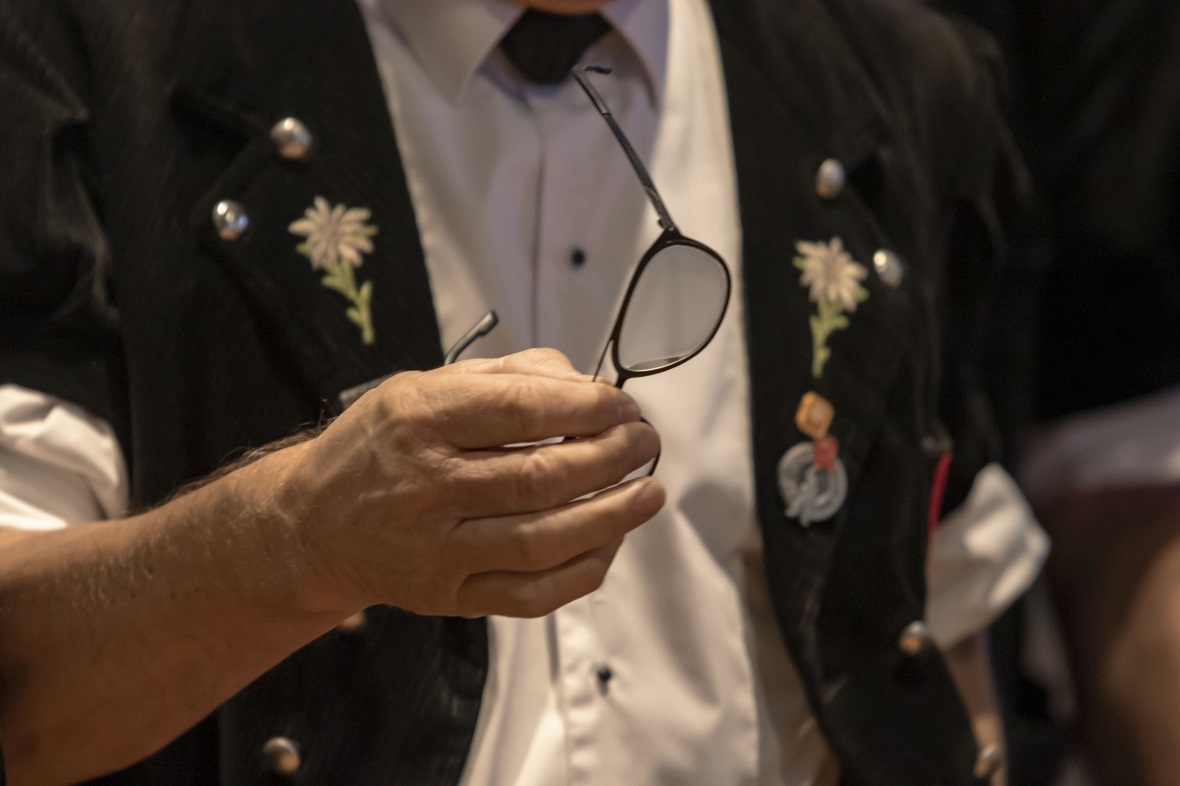 Beschlagene Brillen waren des Öfteren zu sehen.