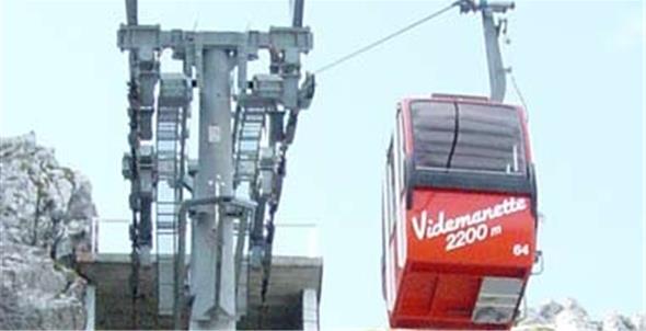 Leere Gondel an der Videmanette-Bahn abgestürzt