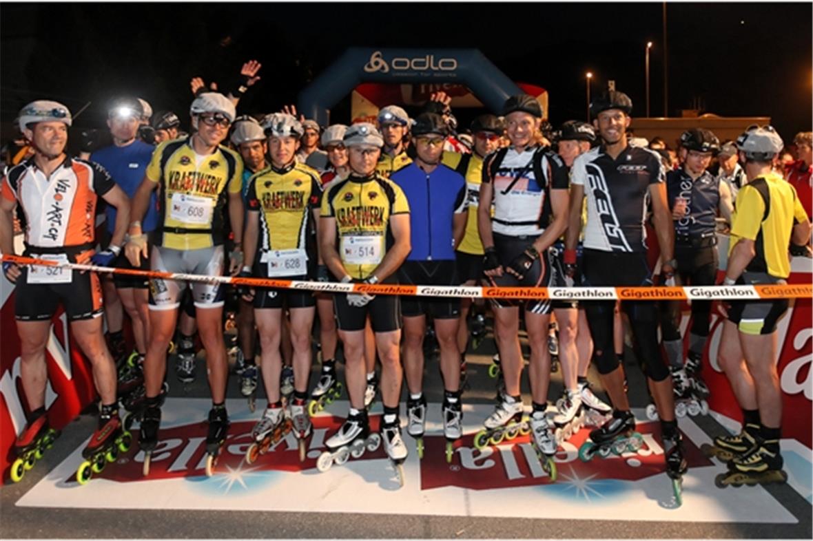 Hervorragender 7. Platz für Oliver Gyger aus Zweisimmen am Gigathlon 2010 