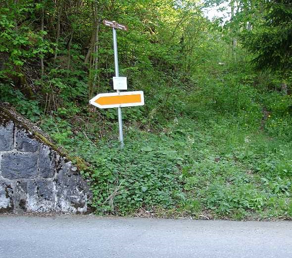 Fehlende Signalisation an der Garstatt