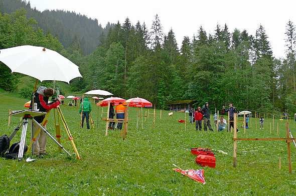 Feldkurs der ETH-Studenten an der Lenk