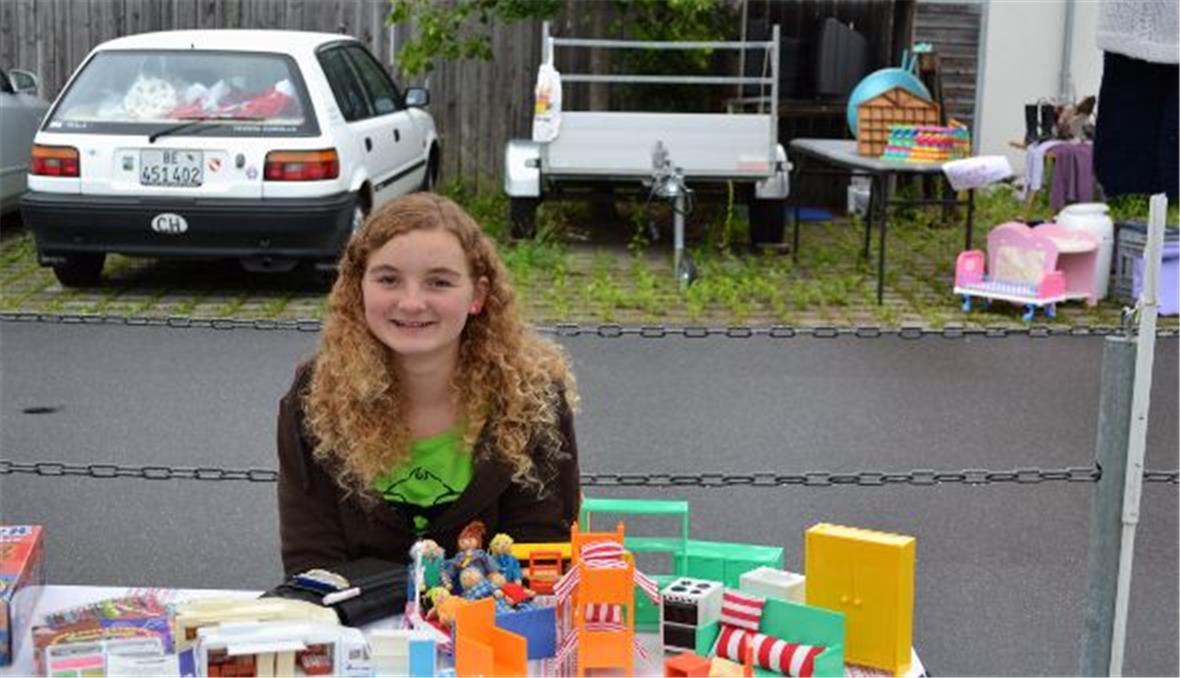 Trotz Regen reges Treiben am Flohmarkt 