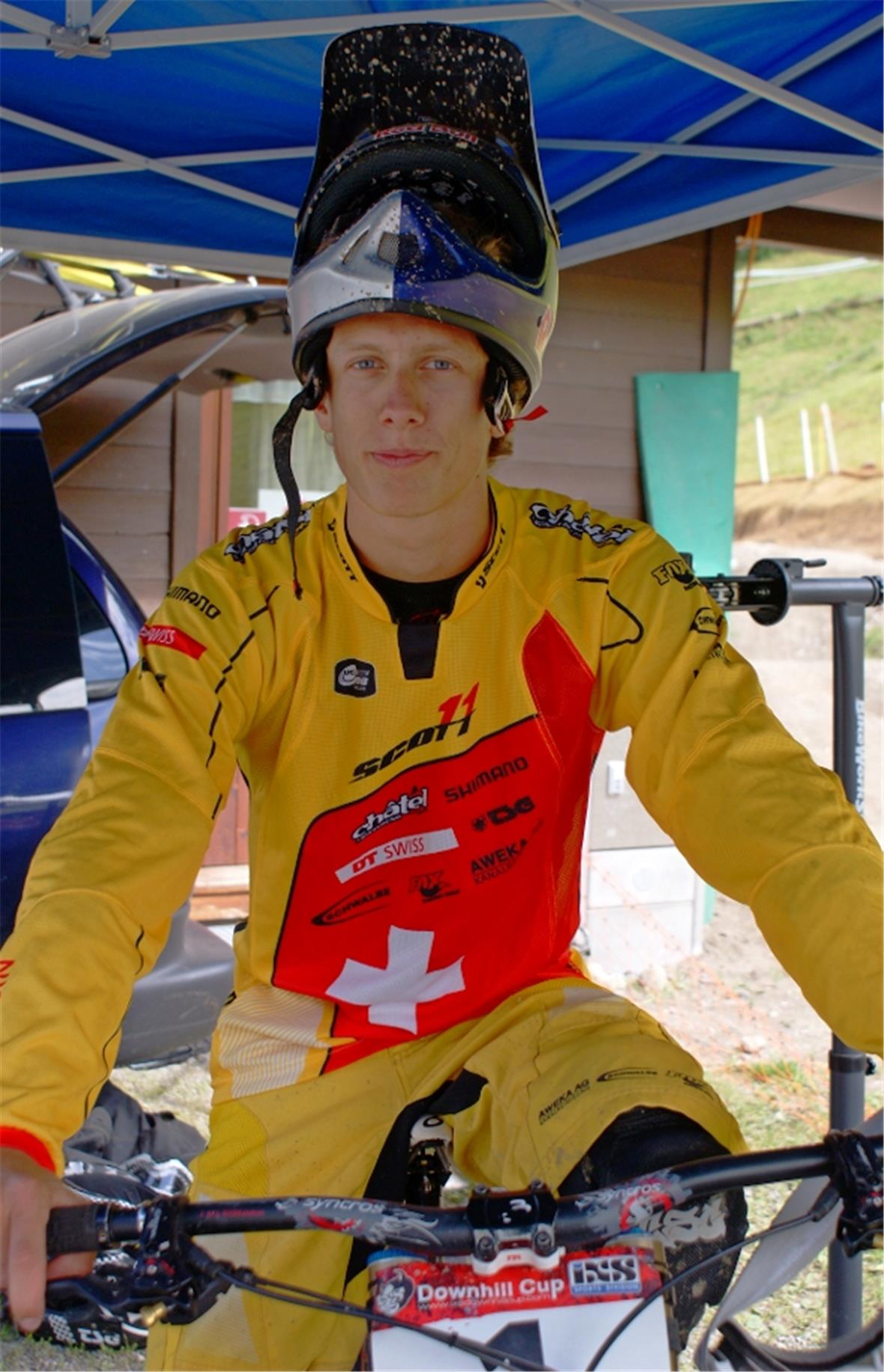 Favorit Nick Beer wurde Schweizer Downhill-Meister am Wiriehorn 