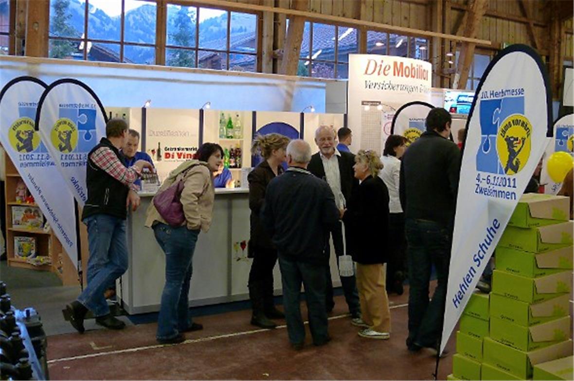 «Zäme vorwärts» an der Herbstmesse in Zweisimmen 