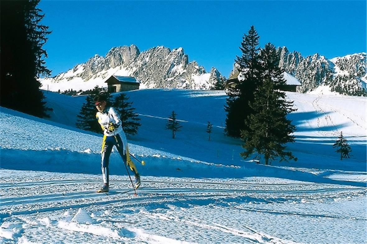 Die Loipen auf dem Jaunpass sind bereit 