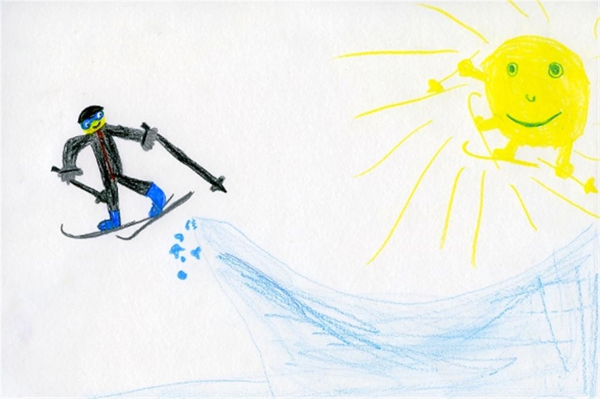 Kindergärteler geniessen Skiwoche am Rinderberg 