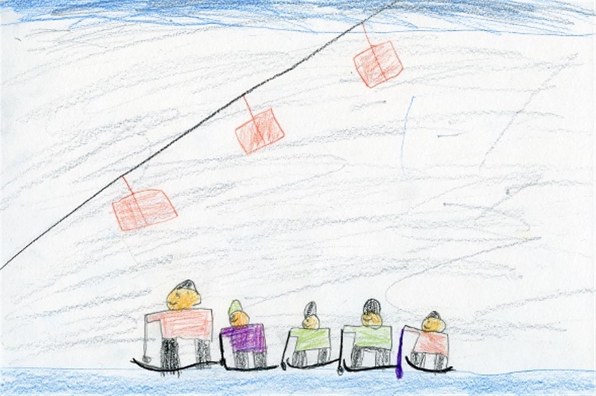 Kindergärteler geniessen Skiwoche am Rinderberg 