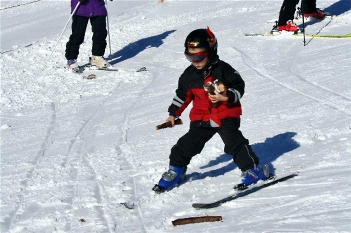 Kein Wölklein am Himmel,viel Schnee und angenehme Temperaturen 