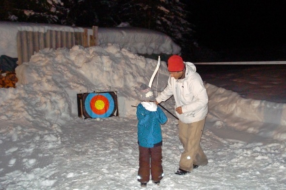 Winterfeuer hat Anklang gefunden
