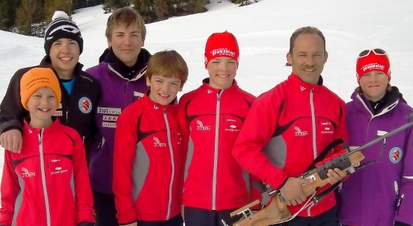 Biathlon in La Lécherette