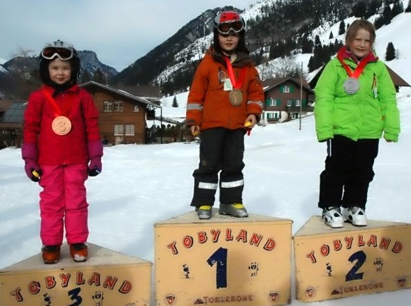 Diemtigtaler Kindergarten-Skirennen in Schwenden