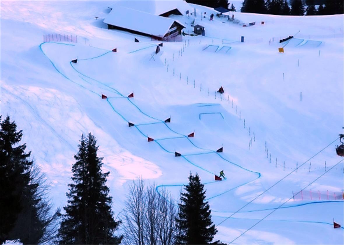 Erfolgreiche Saison für die permanente Skicrosspiste Rinderberg 