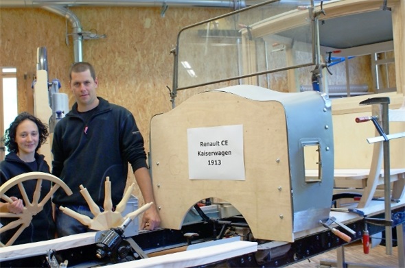 Moderne Werkstätte für ein altes Handwerk