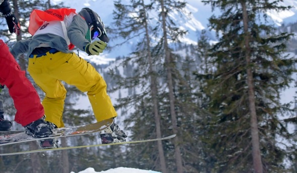 Top-Ten-Platzierung für Andreas Riesen an der Schweizer Meisterschaft der Boardercrosser
